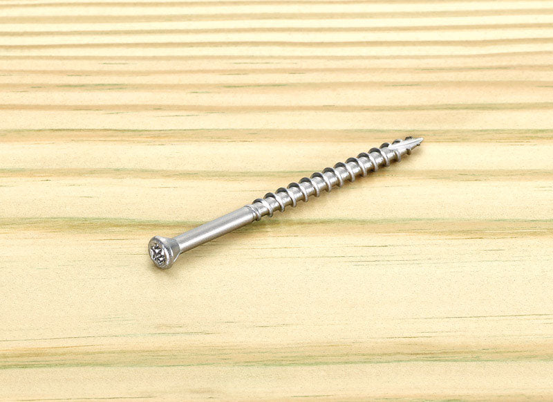 STARBORN - Starborn Deckfast No. 8 X 2-1/2 in. L Silver Star Trim Head Deck Screws 2500 pk