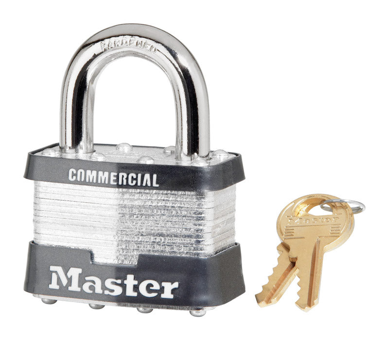 MASTER LOCK - Master Lock 2 in. W Steel Pin Tumbler Padlock Keyed Alike