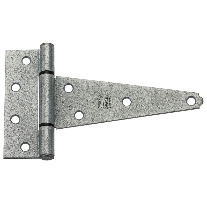 NATIONAL HARDWARE - National Hardware 6 in. L Galvanized Silver Steel Heavy Duty T Hinge 2 pk