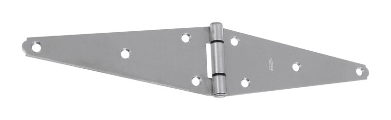 NATIONAL HARDWARE - National Hardware 8 in. L Stainless Steel Stainless Steel Heavy Duty Strap Hinge 1 pk