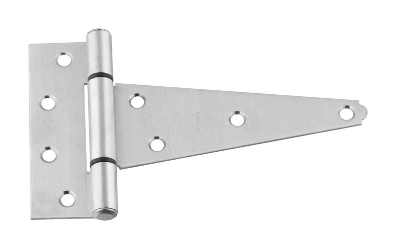 NATIONAL HARDWARE - National Hardware 6 in. L Silver Stainless Steel Heavy Duty T Hinge 1 pk
