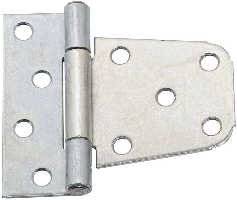 NATIONAL HARDWARE - National Hardware 3-1/2 in. L Zinc-Plated Silver Steel Extra Heavy Gate Hinge 2 pk
