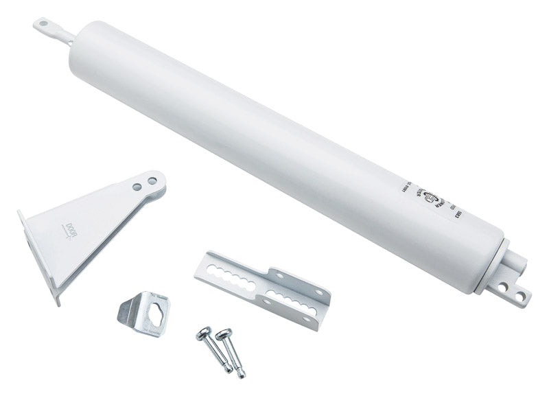 NATIONAL HARDWARE - National Hardware White Aluminum/Steel Air Controlled Door Closer [N100-039]