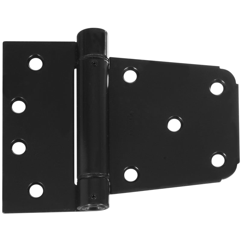 NATIONAL HARDWARE - National Hardware 3.5 in. L Black Steel Extra Heavy Auto-Close Gate Hinge Set 1 pk