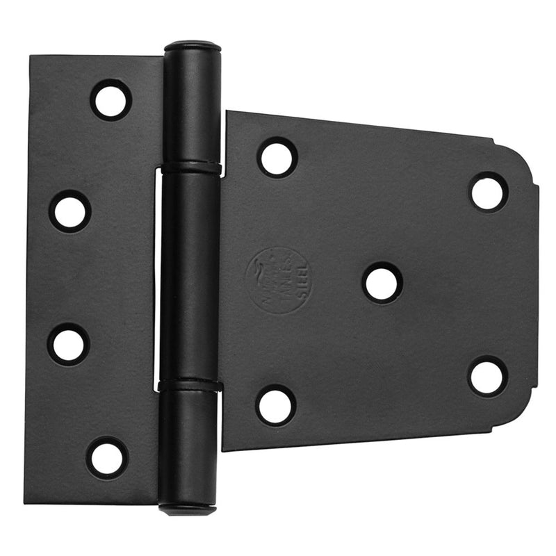 NATIONAL HARDWARE - National Hardware 3-1/2 in. L Matte Black Stainless Steel Extra Heavy Gate Hinge 1 pk