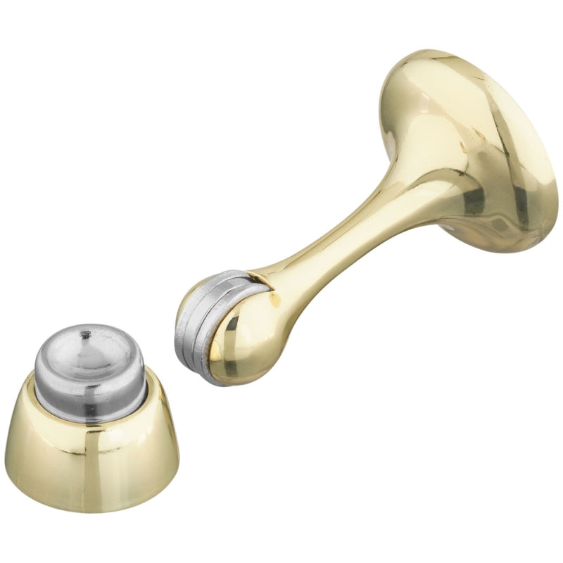 NATIONAL HARDWARE - National Hardware Zinc Brass Gold Magnetic Door Stop Mounts to door and wall