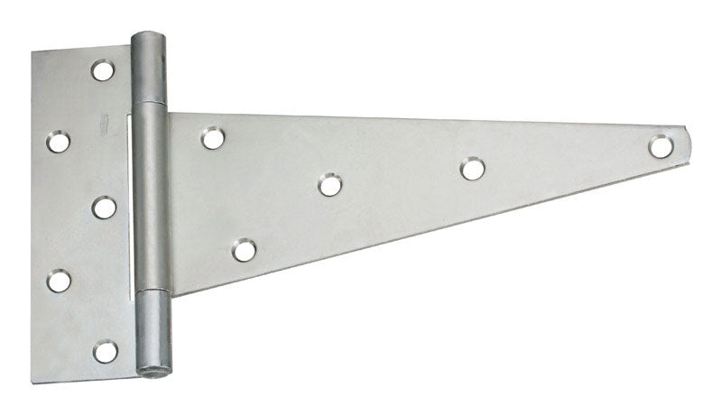 NATIONAL HARDWARE - National Hardware 12 in. L Zinc Plated Steel Heavy Duty T Hinge 1 pk