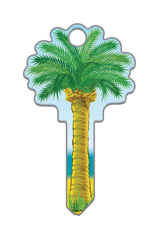 LUCKY LINE - Lucky Line Key Shapes Palm Tree House Key Blank Double For Kwikset KW1/11 - Case of 5