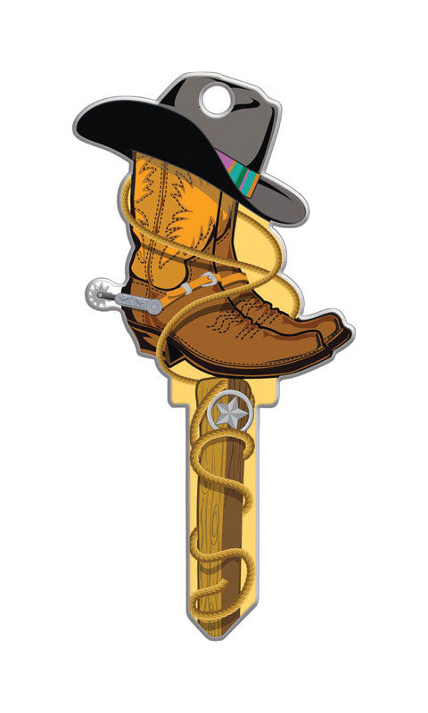 LUCKY LINE - Lucky Line Key Shapes Cowboy House Key Blank Double For Kwikset KW1/11 - Case of 5