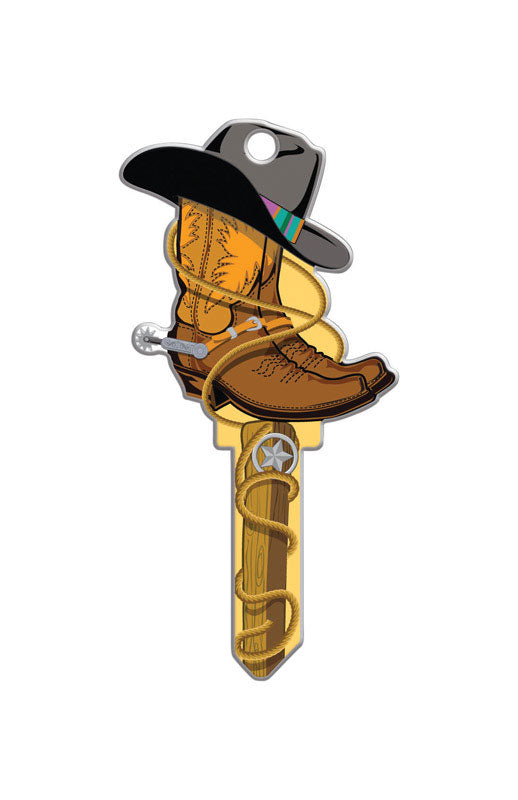LUCKY LINE - Lucky Line Key Shapes Cowboy House Key Blank Double For Schlage SC1 - Case of 5