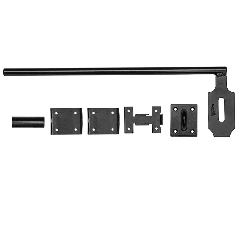 NATIONAL HARDWARE - National Hardware 4.31 in. L Black Steel Cane Bolt 1 pk