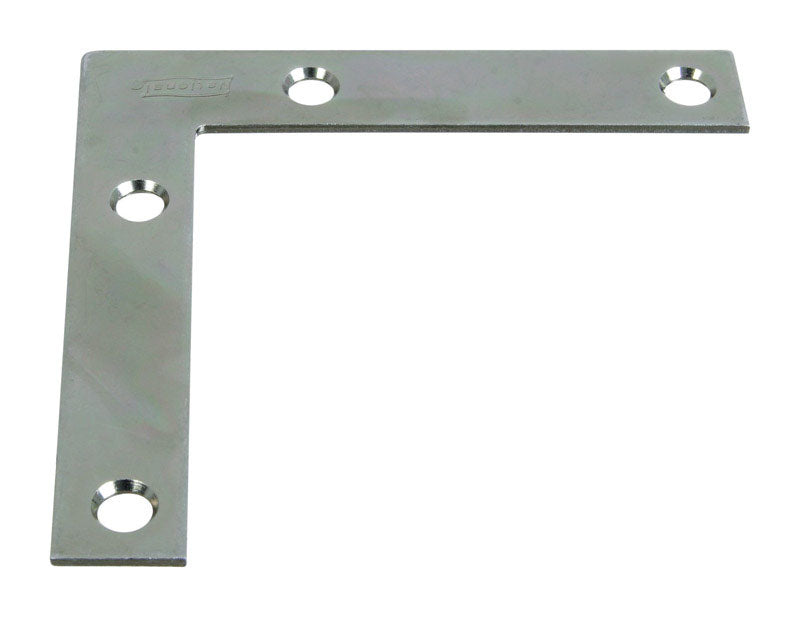 NATIONAL HARDWARE - National Hardware 3.5 in. H X .62 in. W X 0.07 in. D Steel Flat Corner Brace