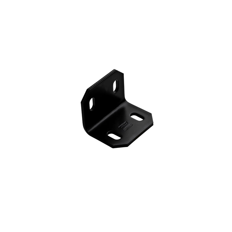 NATIONAL HARDWARE - National Hardware 2.4 in. H X 3 in. W X 0.188 in. D Black Carbon Steel Inside/Outside Square Corner [N351-495]