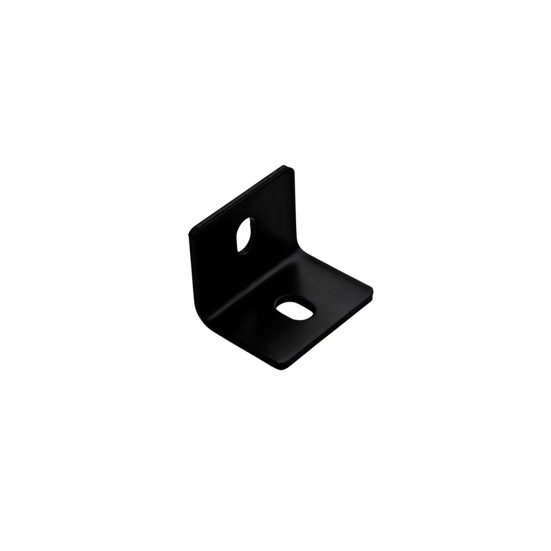 NATIONAL HARDWARE - National Hardware 2.4 in. H X 3 in. W X 0.188 in. D Black Carbon Steel Inside/Outside Square Corner [N351-497]