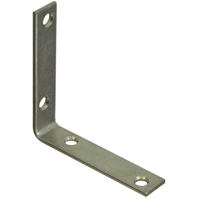 NATIONAL HARDWARE - National Hardware .75 in. H X 3-1/2 in. W Zinc-Plated Steel Inside Corner Brace