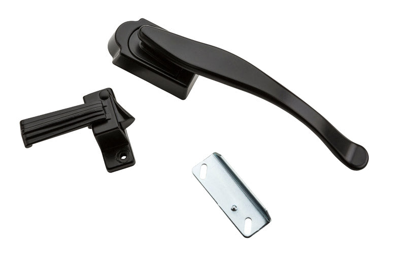 NATIONAL HARDWARE - National Hardware Black Zinc Lever Latches 1 pk [N100-034]