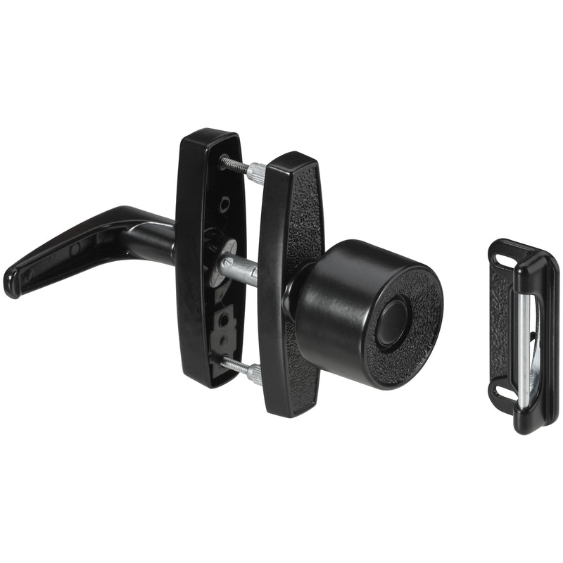 NATIONAL HARDWARE - National Hardware Black Zinc Universal Knob Latch 1 pk [N178-798]