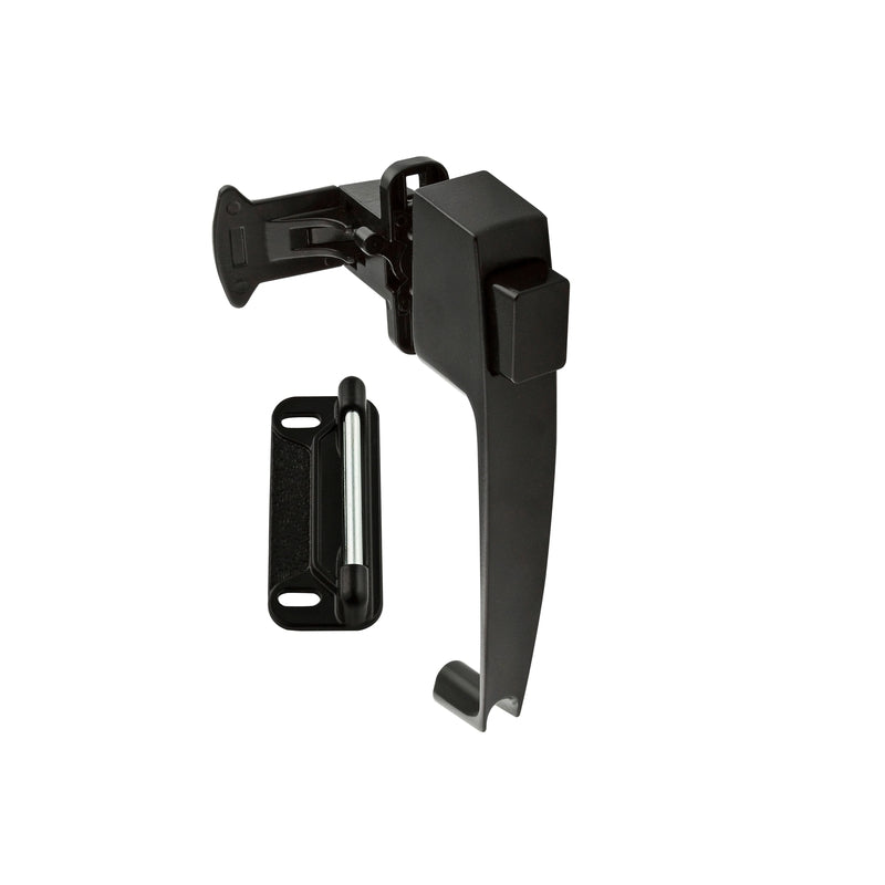 NATIONAL HARDWARE - National Hardware Black Zinc Push Button Latch 1 pk [N185-462]