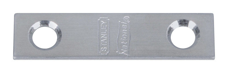 NATIONAL HARDWARE - National Hardware 1/2 in. W X 2 in. L Satin Stainless Steel Mending Brace