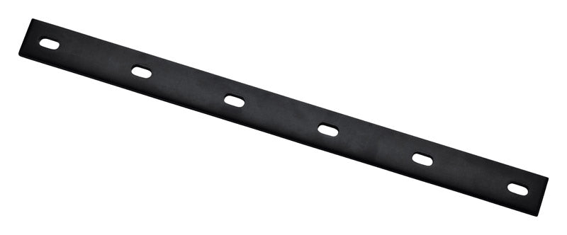 NATIONAL HARDWARE - National Hardware 20 in. H X 1/4 in. W X 1.5 in. L Black Carbon Steel Mending Plate