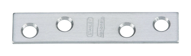 NATIONAL HARDWARE - National Hardware 5/8 in. W X 3 in. L Satin Stainless Steel Mending Brace
