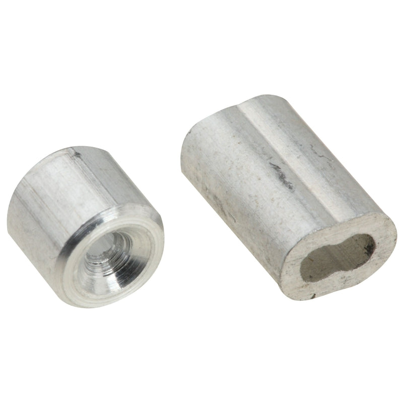 NATIONAL HARDWARE - National Hardware 1/16 in. D Aluminum Cable Ferrules and Stops