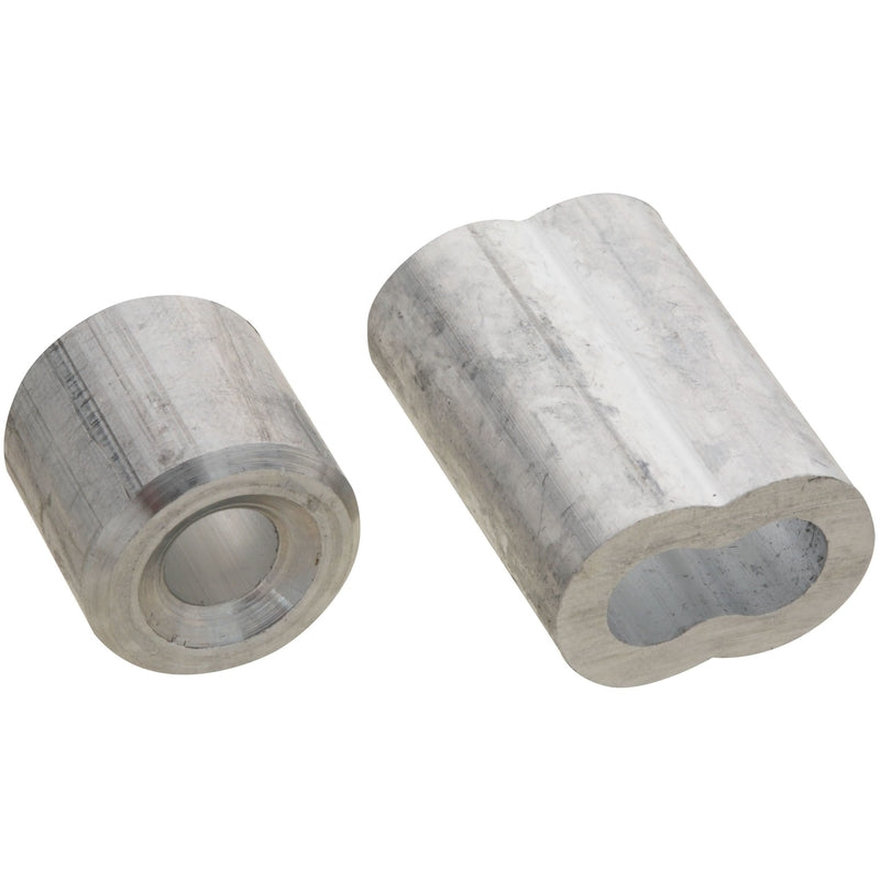 NATIONAL HARDWARE - National Hardware 1/4 in. D Aluminum Cable Ferrules and Stops