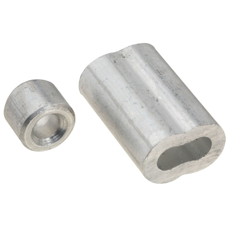 NATIONAL HARDWARE - National Hardware 0.19 in. D Aluminum Cable Ferrules and Stops