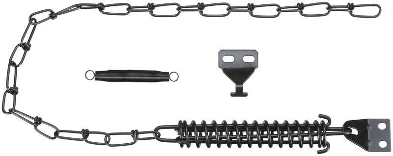 NATIONAL HARDWARE - National Hardware Steel Matte Brass/Black Door Stop Mounts to door
