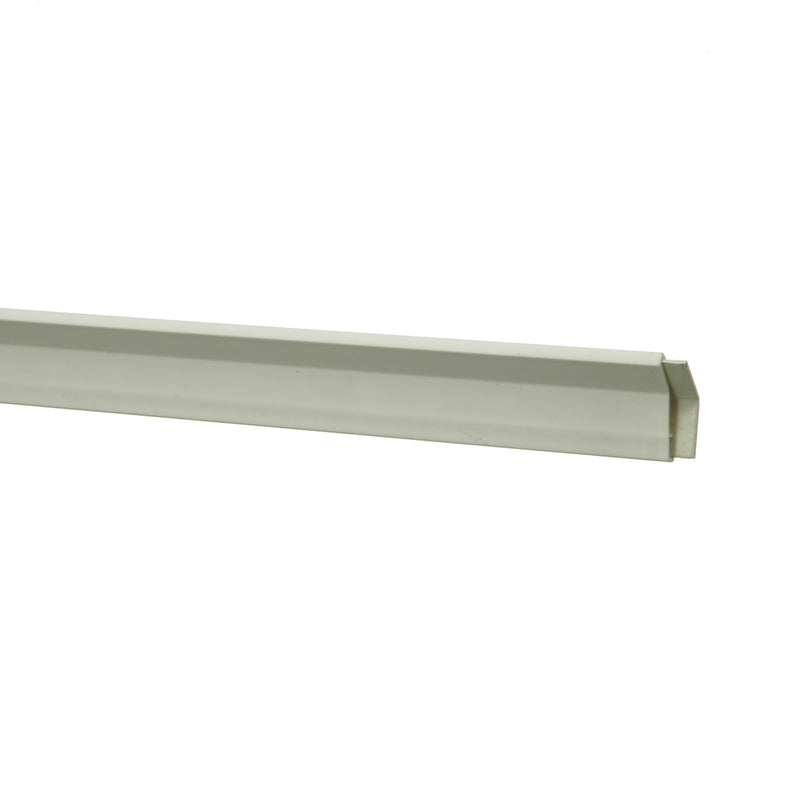 EASY TRACK - Easy Track 1-1/2 in. H X 1/8 in. W X 35 in. L Plastic Hang Rail Cover