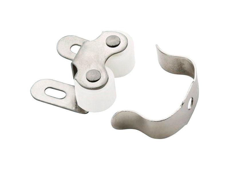 AMEROCK - Amerock 1.125 in. W X 1 in. L Nickel Silver Steel Catch 10 pk