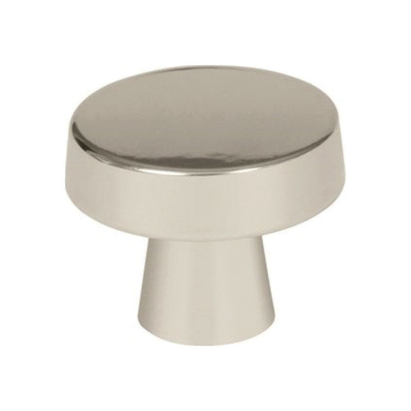 AMEROCK - Amerock Blackrock Round Cabinet Knob 1-5/16 in. D 1-1/16 in. Polished Nickel 1 pk