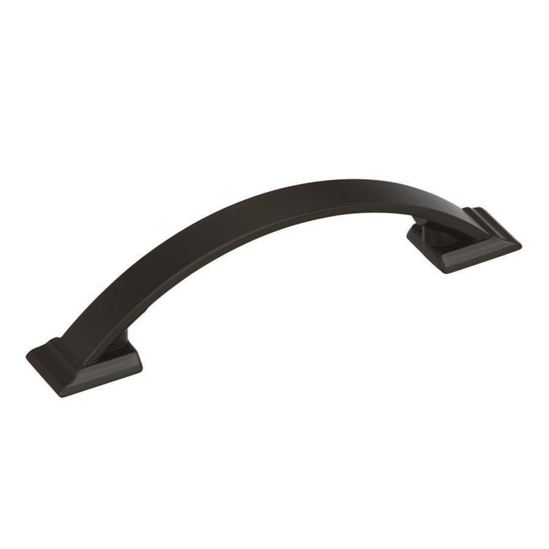 AMEROCK - Amerock Candler Arch Cabinet Pull 3-3/4 in. Black Bronze 1 pk