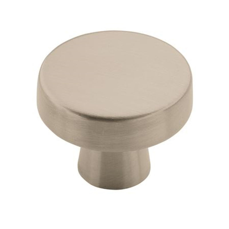 AMEROCK - Amerock Blackrock Collection Round Cabinet Knob 1-5/16 in. D 1-1/8 in. Satin Nickel 1 pk