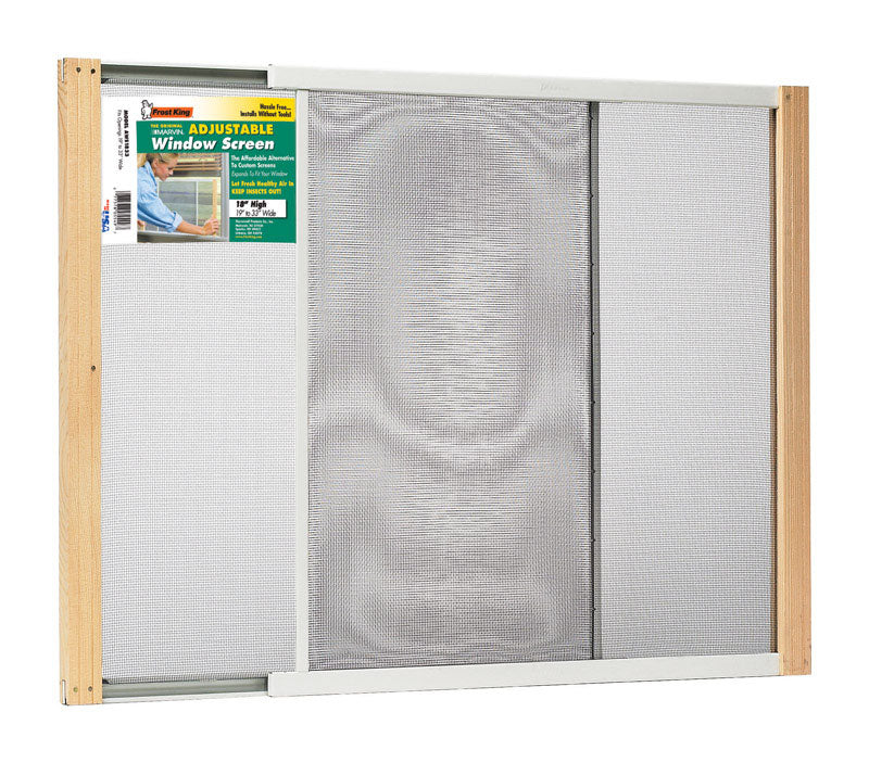 WB MARVIN - Frost King WB Marvin 19 33 in. W in. Steel Adjustable Window Screen - Case of 12 [AWS1833]