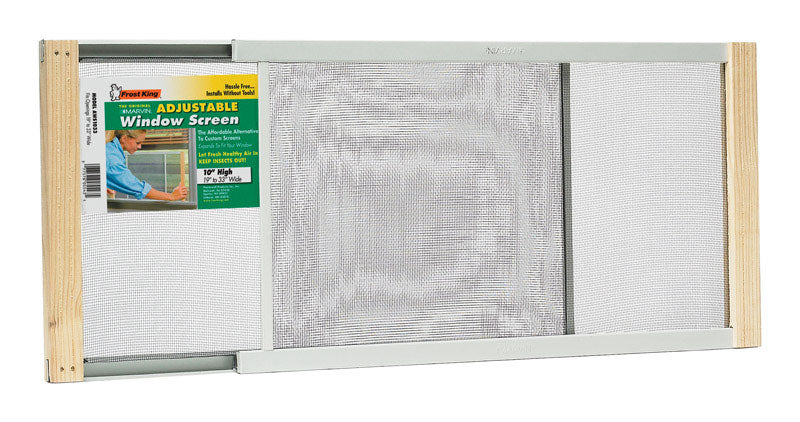 WB MARVIN - Frost King WB Marvin 19 33 in. W in. Steel Adjustable Window Screen - Case of 12 [AWS1033]