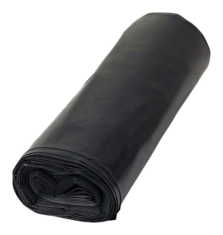 FROST KING - Frost King Plastic Sheeting 4 mil X 10  W X 25 ft. L Plastic Black