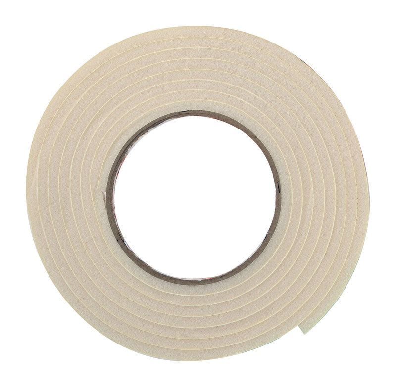 FROST KING - Frost King White Rubber Foam Weather Seal For Doors and Windows 10 ft. L X 0.19 in.