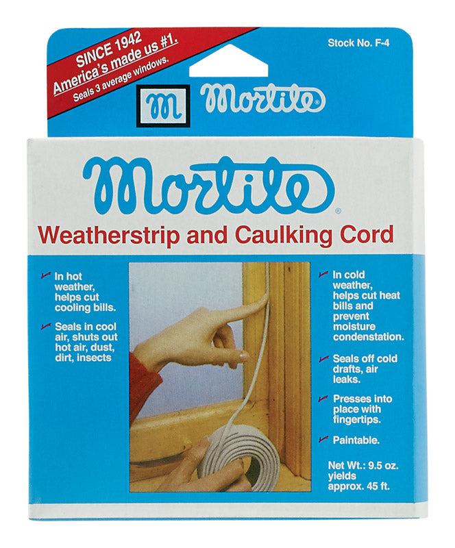 FROST KING - Mortite Gray Silicone Caulking Cord For Gaps and Openings 45 ft. L X 0.25 in.
