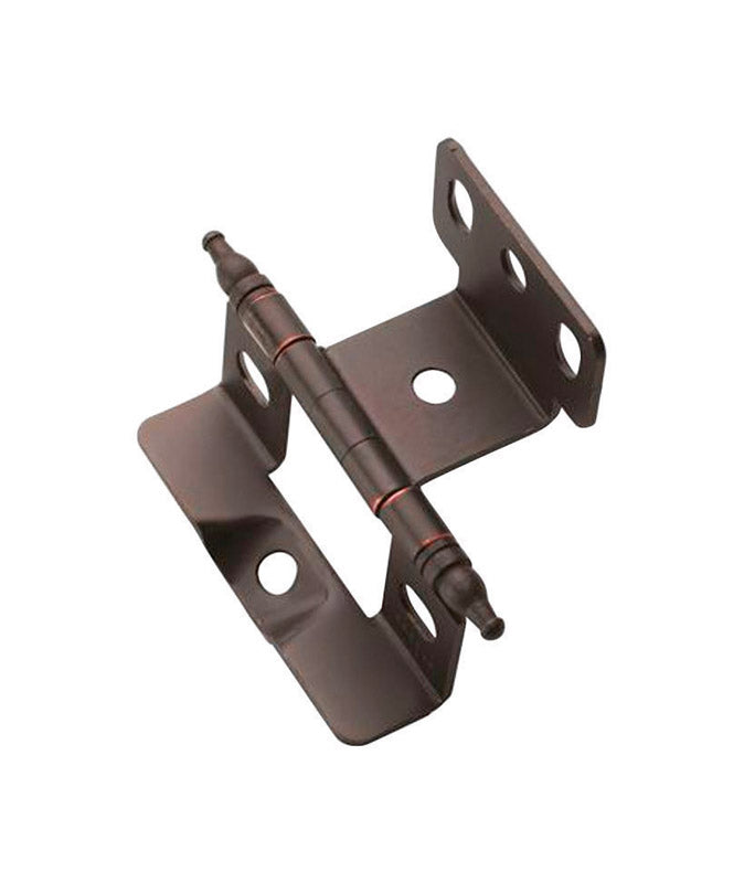 AMEROCK - Amerock 1-5/8 in. W X 2-7/8 in. L Oil Rubbed Bronze Steel Cabinet Hinge 1 pk