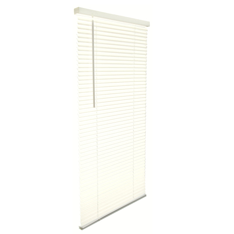 LIVING ACCENTS - Living Accents Vinyl 1 in. Blinds 32 in. W X 64 in. H Alabaster Cordless