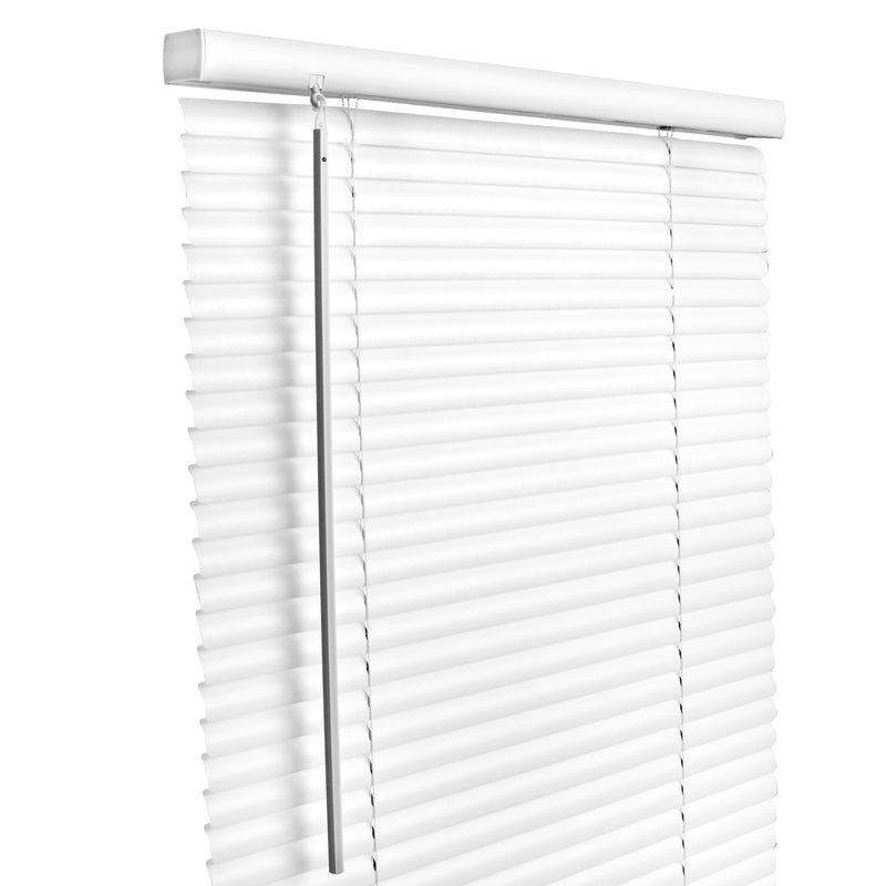 LIVING ACCENTS - Living Accents Vinyl 1 in. Blinds 46 in. W X 64 in. H White Cordless