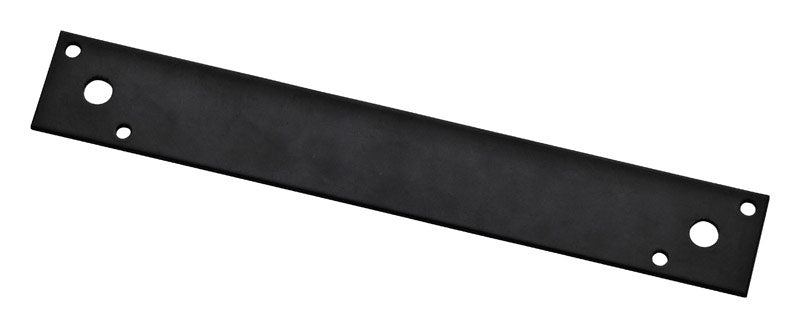 NATIONAL HARDWARE - National Hardware 10 in. H X 1.5 in. W X 0.125 in. D Black Carbon Steel Flat Strap Brace