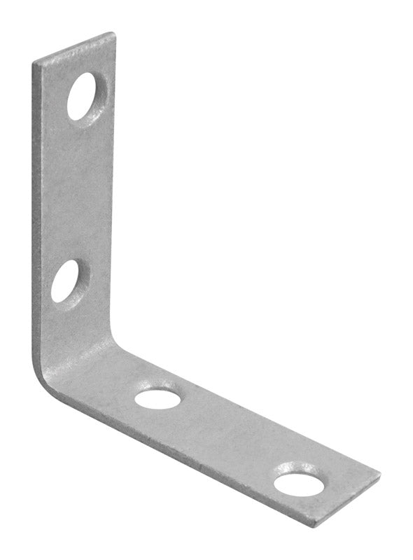NATIONAL HARDWARE - National Hardware 2 in. H X 0.63 in. W X 0.08 in. D Galvanized Steel Inside Corner Brace