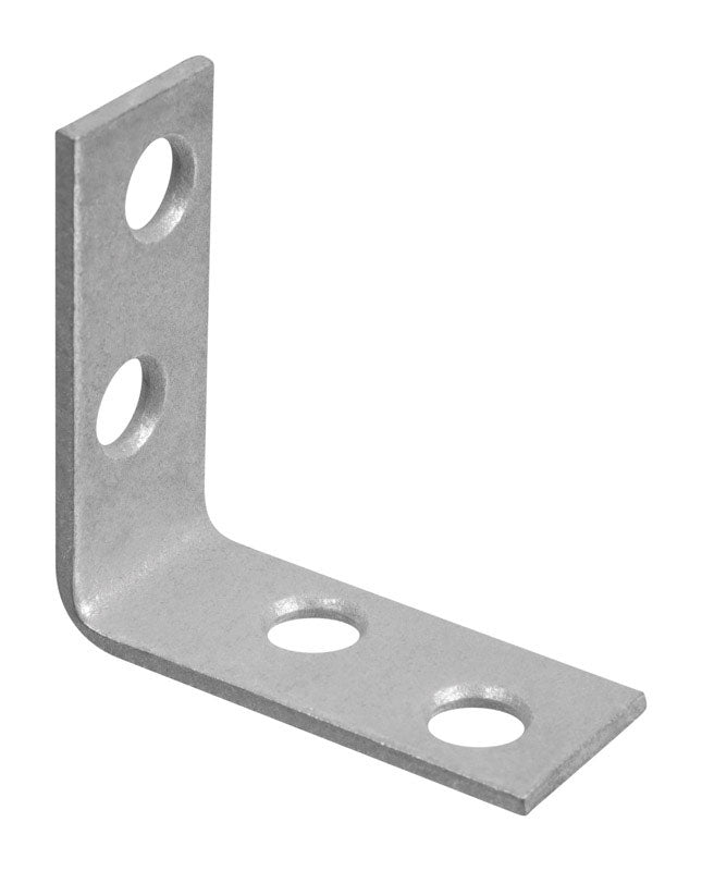 NATIONAL HARDWARE - National Hardware 1.5 in. H X 5/8 in. W X 0.08 in. D Galvanized Steel Inside Corner Brace