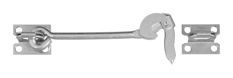 NATIONAL HARDWARE - National Hardware 6 in. L Zinc-Plated Silver Steel Safety Gate Hook 1 pk