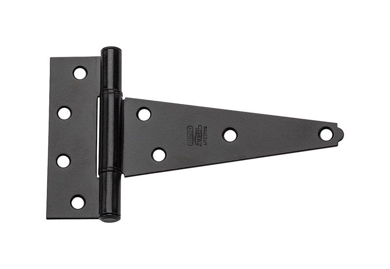NATIONAL HARDWARE - National Hardware 6 in. L Black Extra Heavy Duty T-Hinge 2 pk