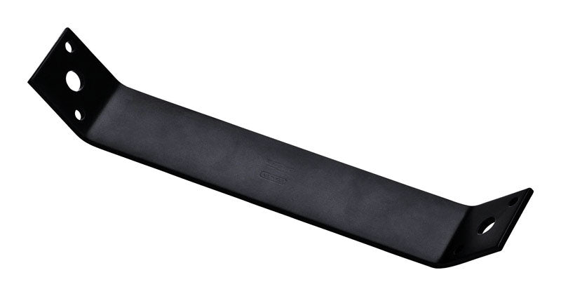 NATIONAL HARDWARE - National Hardware 9.3 in. H X 1.5 in. W X 0.125 in. D Black Carbon Steel Inside Strap Brace - Case of 5