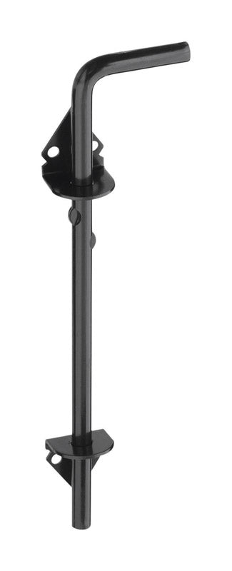 NATIONAL HARDWARE - National Hardware 12 in. L Black Steel Cane Bolt 1 pk - Case of 5