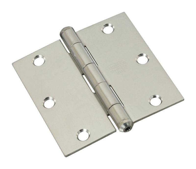 NATIONAL HARDWARE - National Hardware 3.5 in. L Silver Door Hinge 1 pk